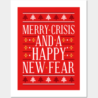 Merry Crisis Ugly Sweater Posters and Art